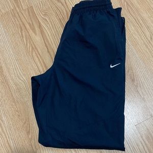 Navy Nike swoosh pants